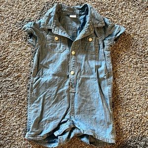 Baby Gap Denim Romper